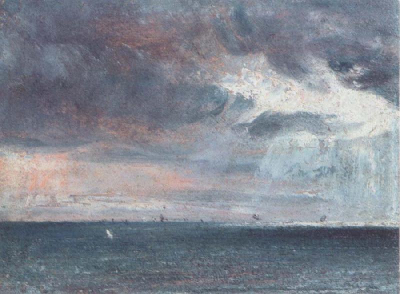 John Constable A storm off the coast of Brighton oil painting image